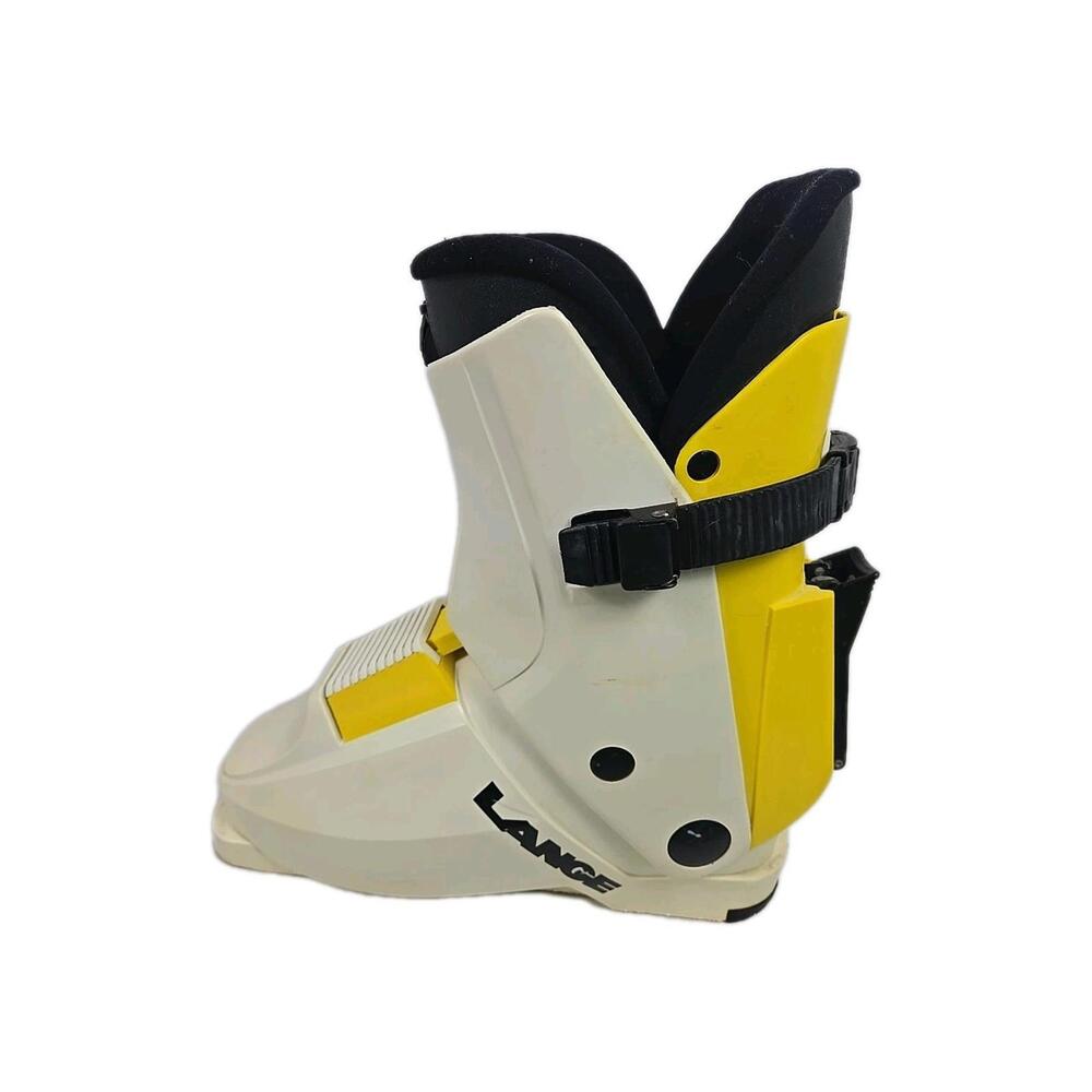 VTG Lange CTX Superheat White/Yellow Ski Boots - Sz 8L (AS IS, READ)